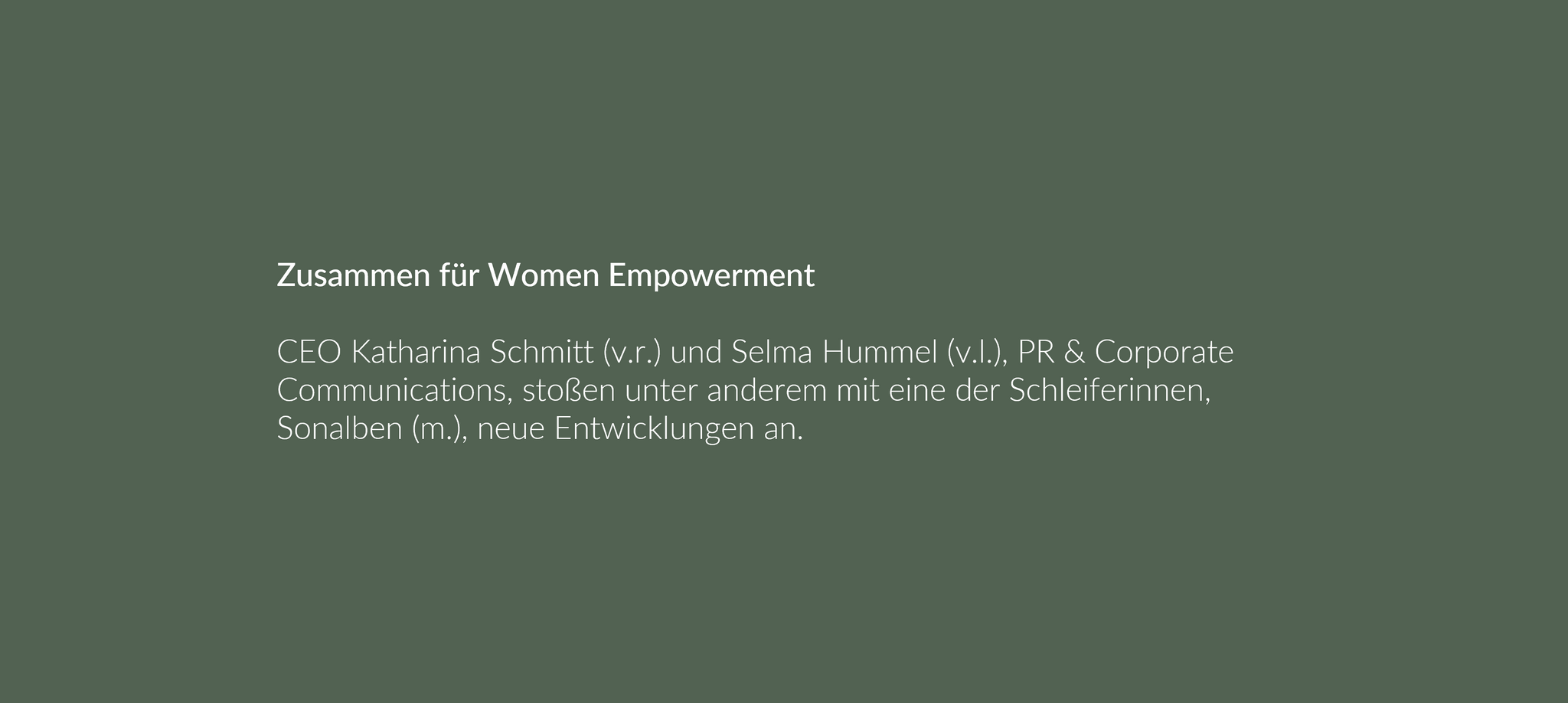 Zusammen für Women Empowerment