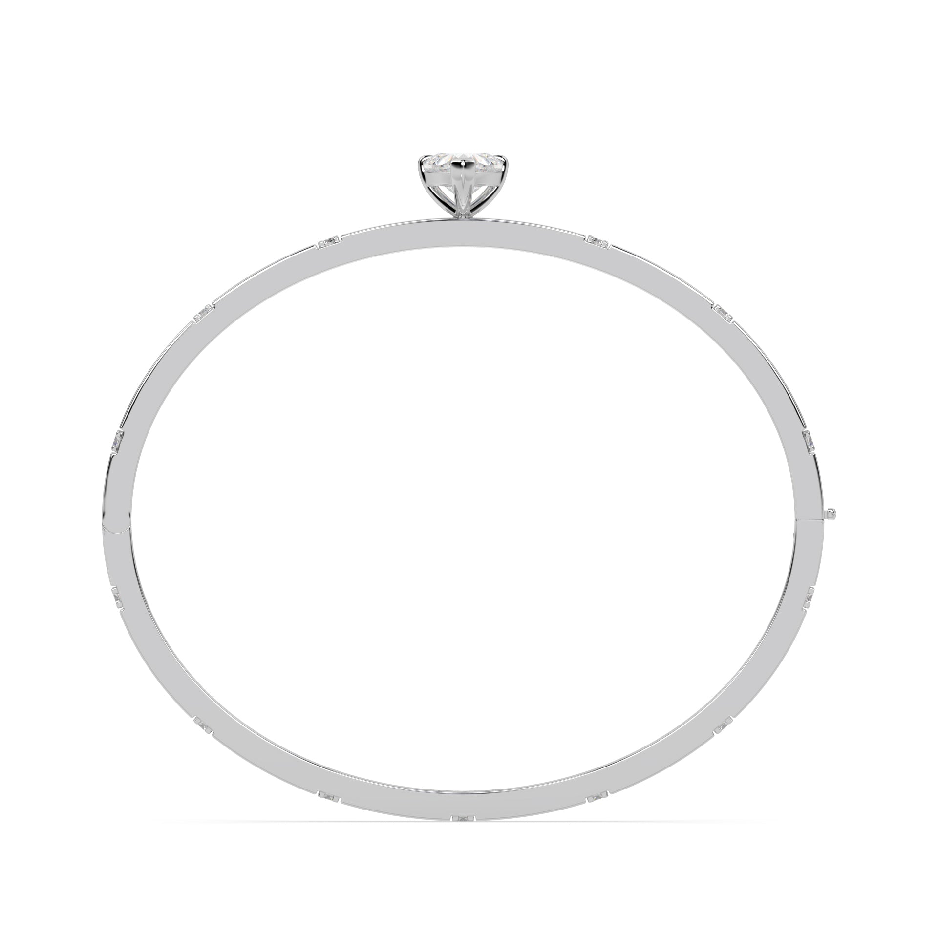 SIGNATURE SOLITAIRE BANGLE I ESSENTIAL