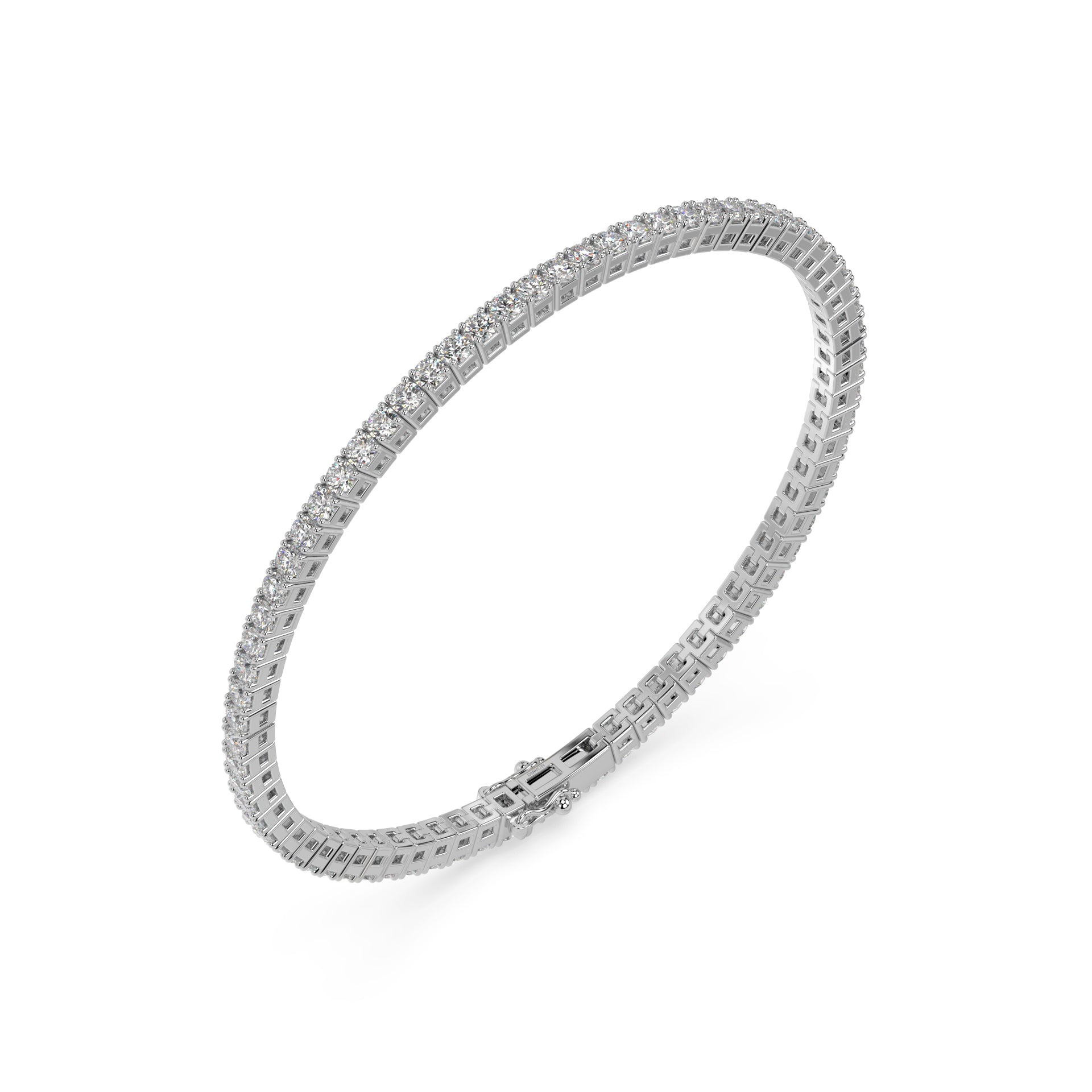 SIGNATURE tennis bracelet | Round Brilliant