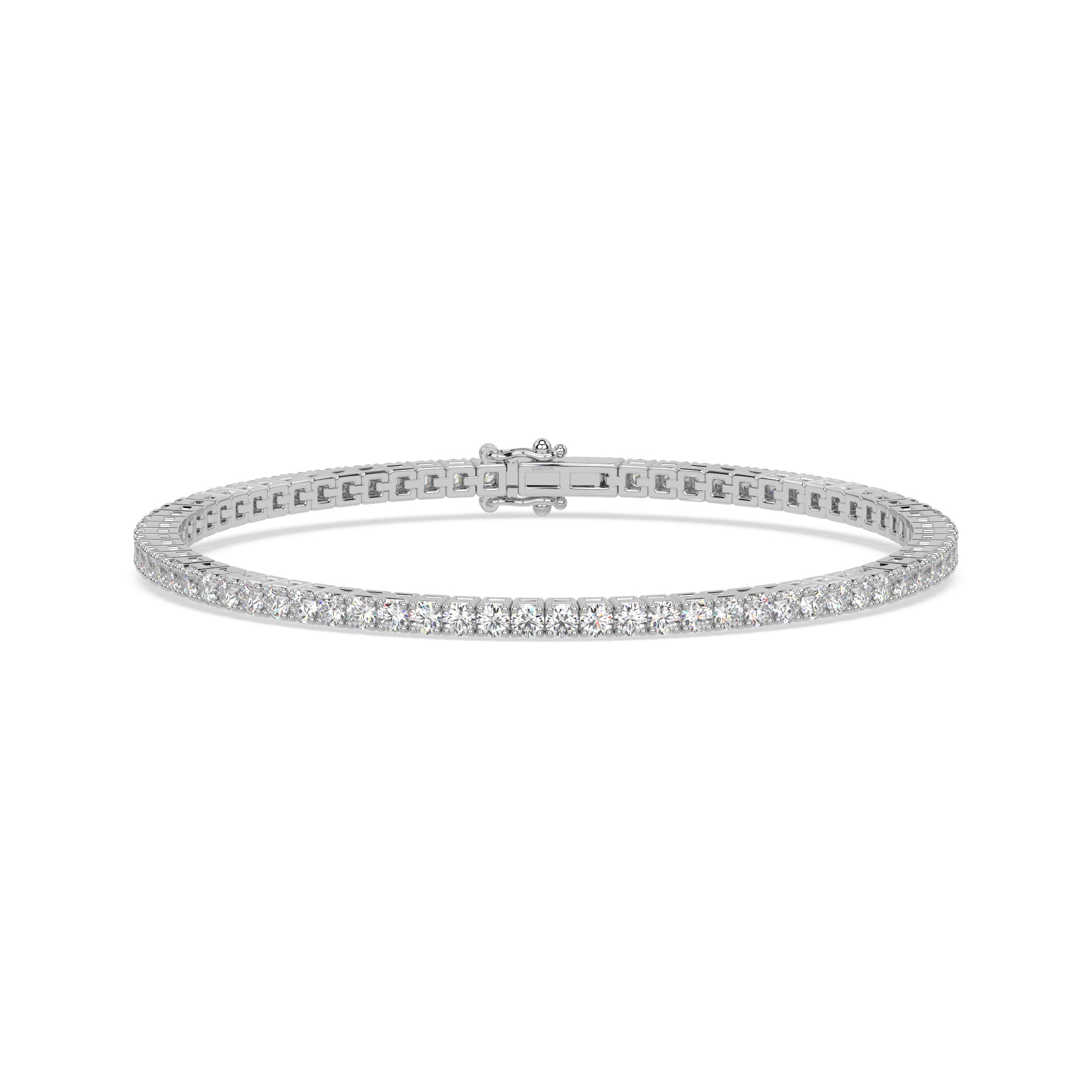 SIGNATURE tennis bracelet | Round Brilliant