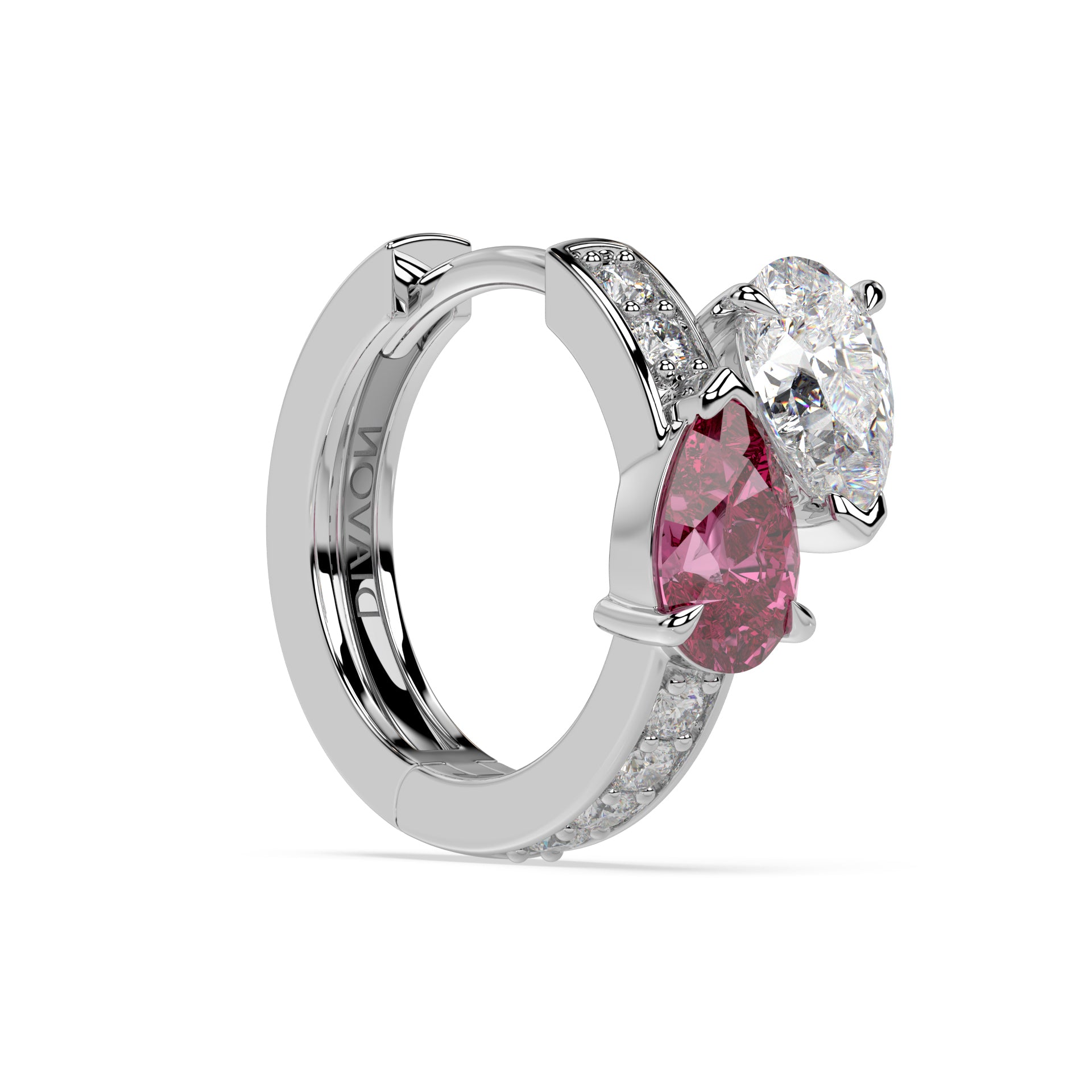 Floating Hoop Earrings