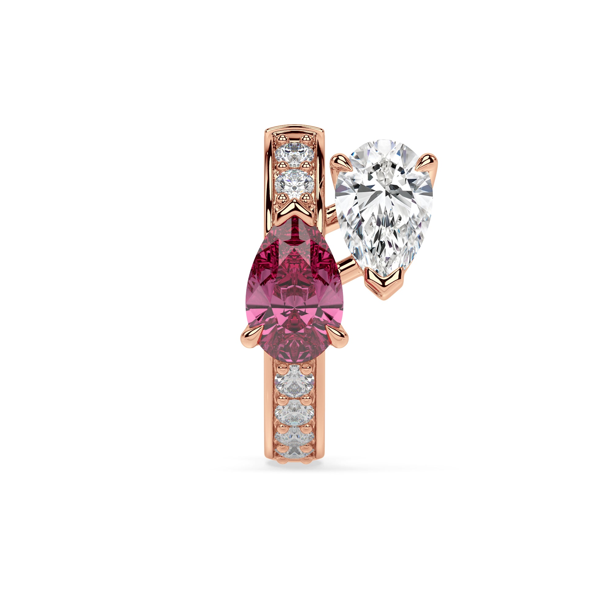 Floating Hoop Earrings