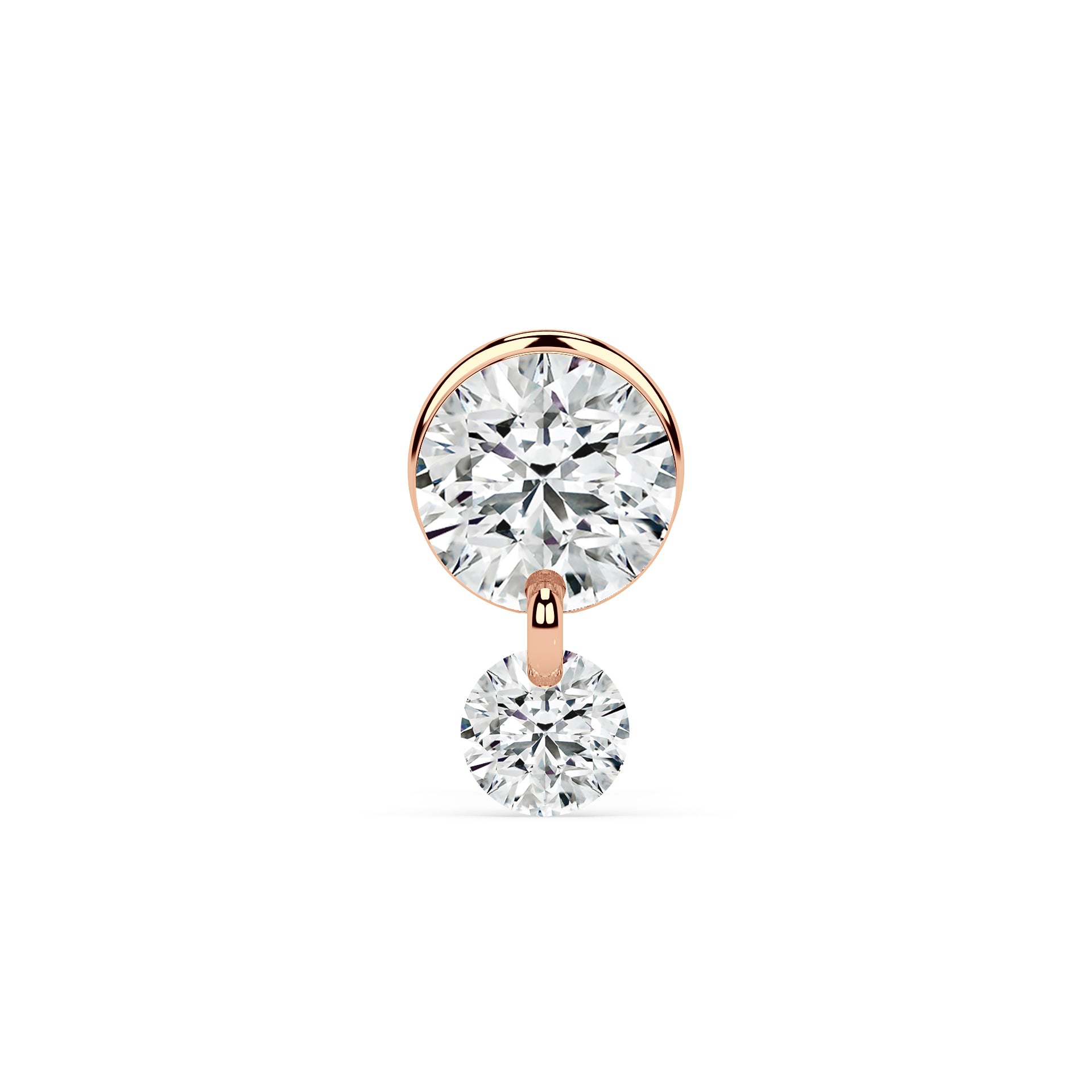 FLOATING STONES SINGLE EARSTUD