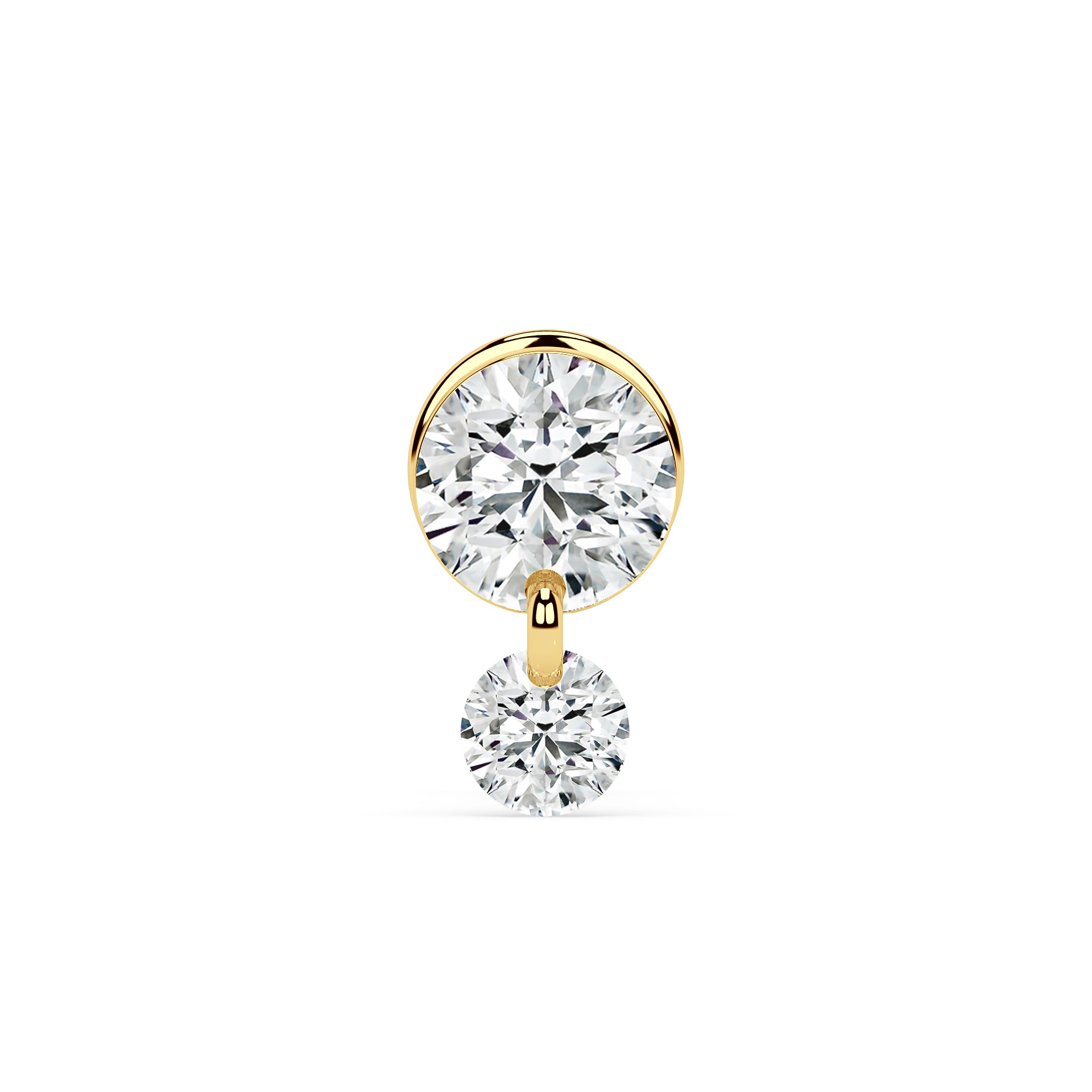 FLOATING STONES SINGLE EARSTUD