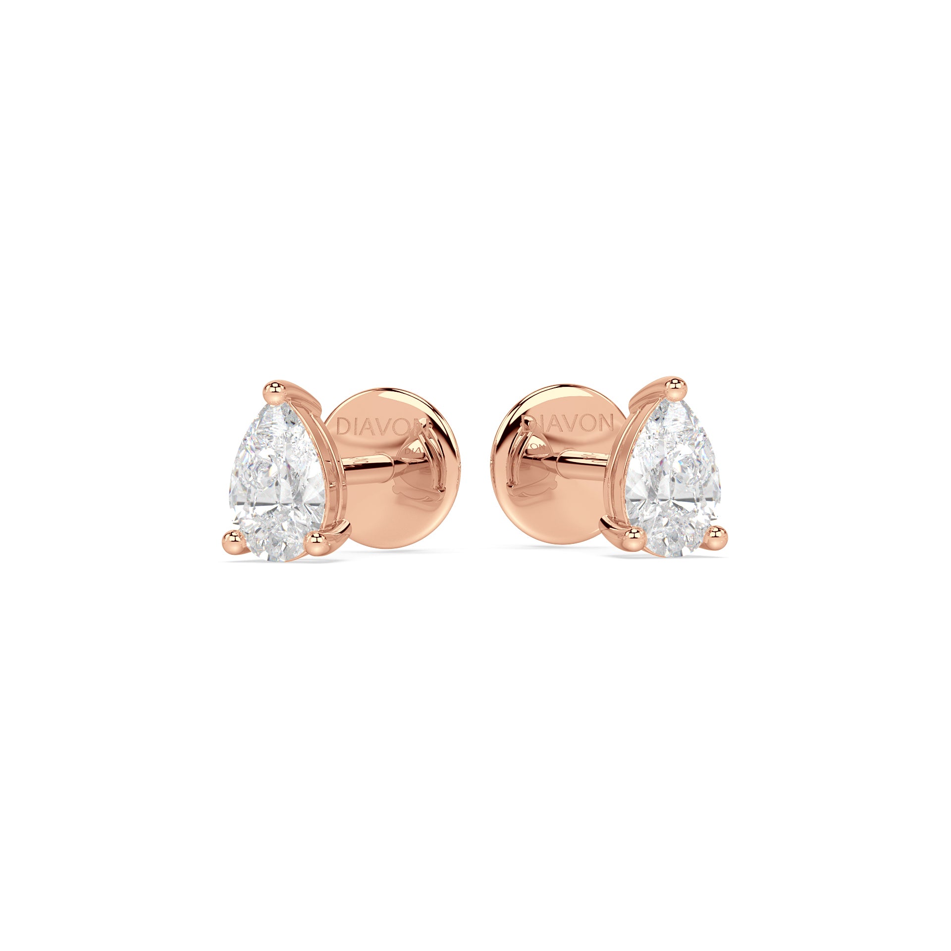 ESSENTIAL SOLITAIRE earrings | Pear