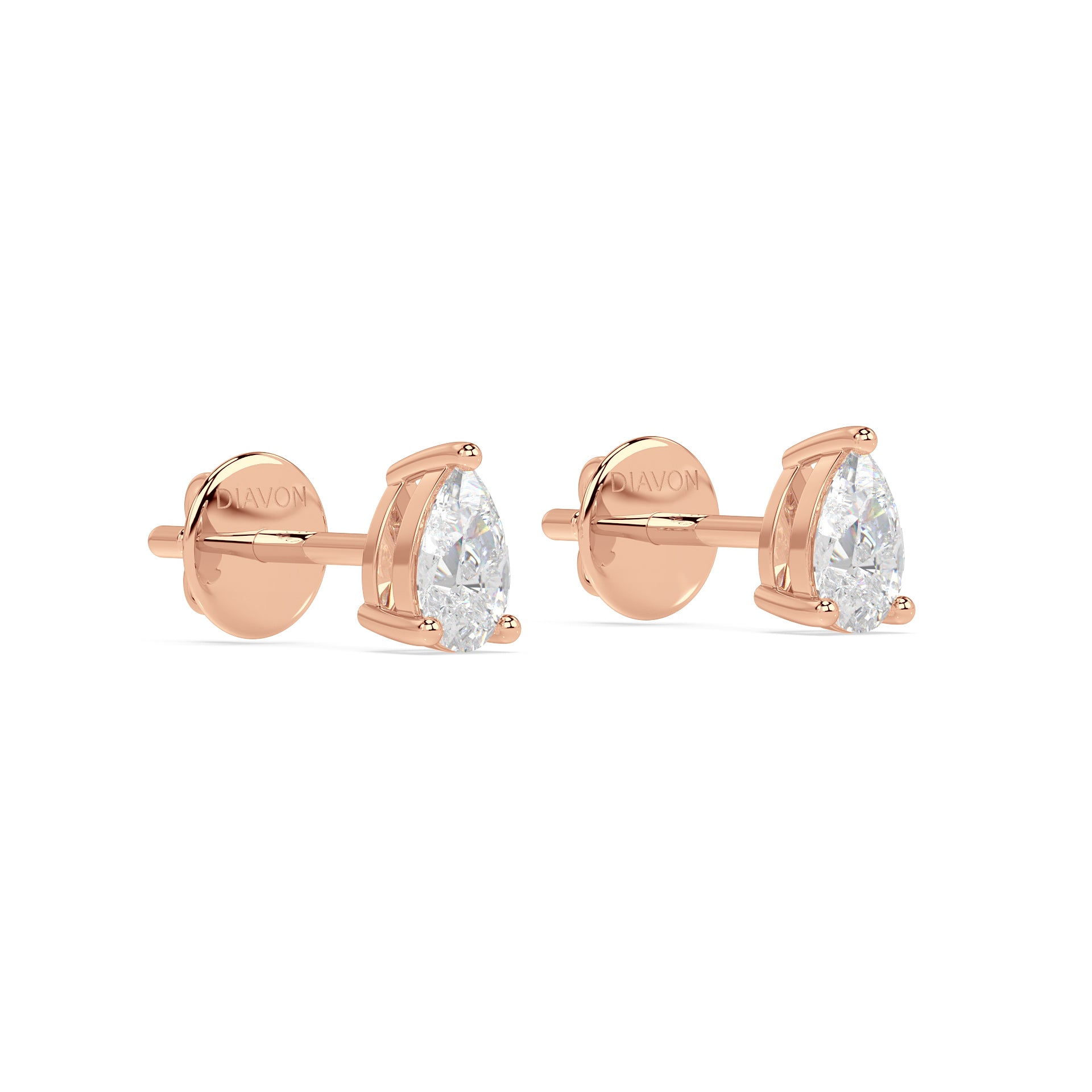ESSENTIAL SOLITAIRE earrings | Pear