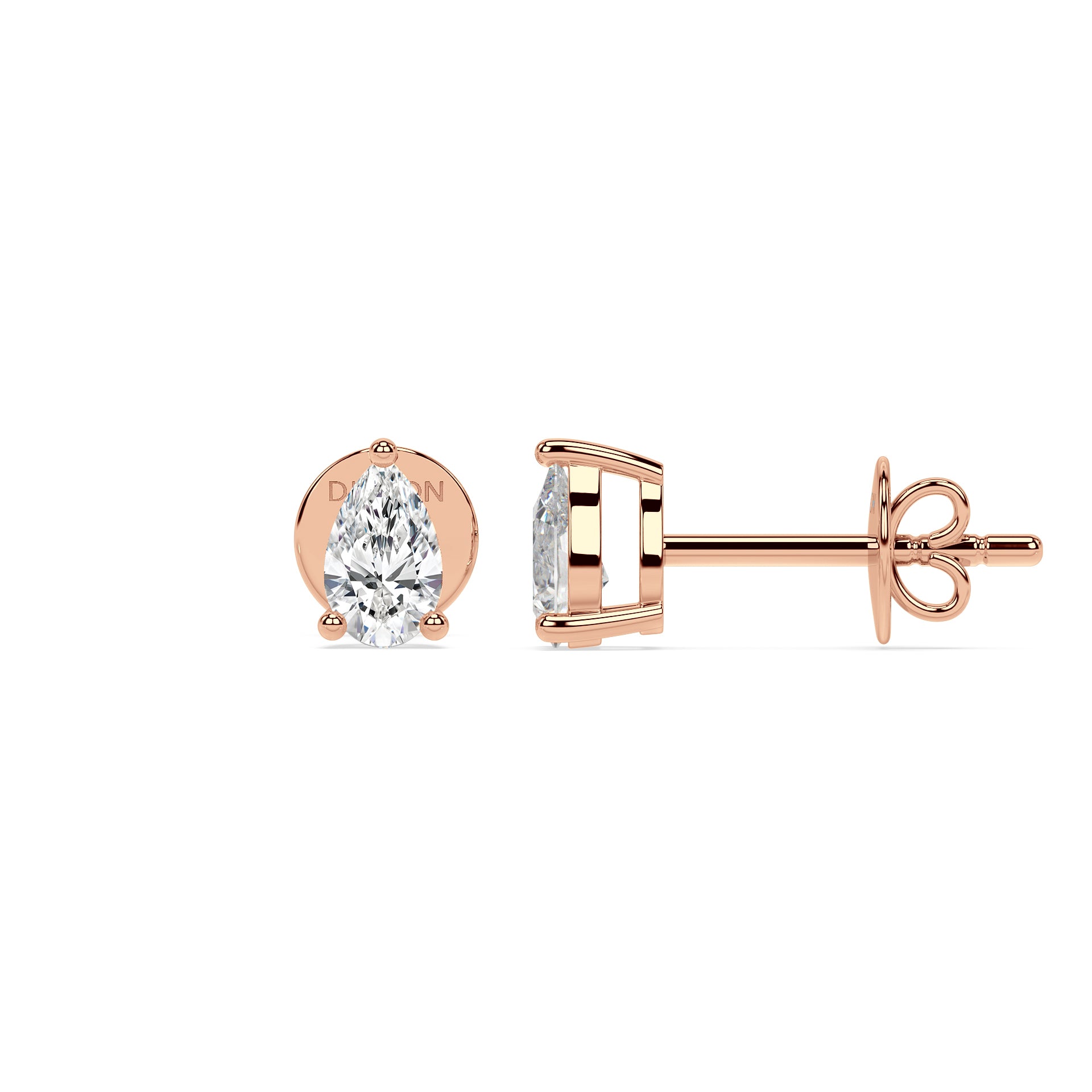 ESSENTIAL SOLITAIRE earrings | Pear