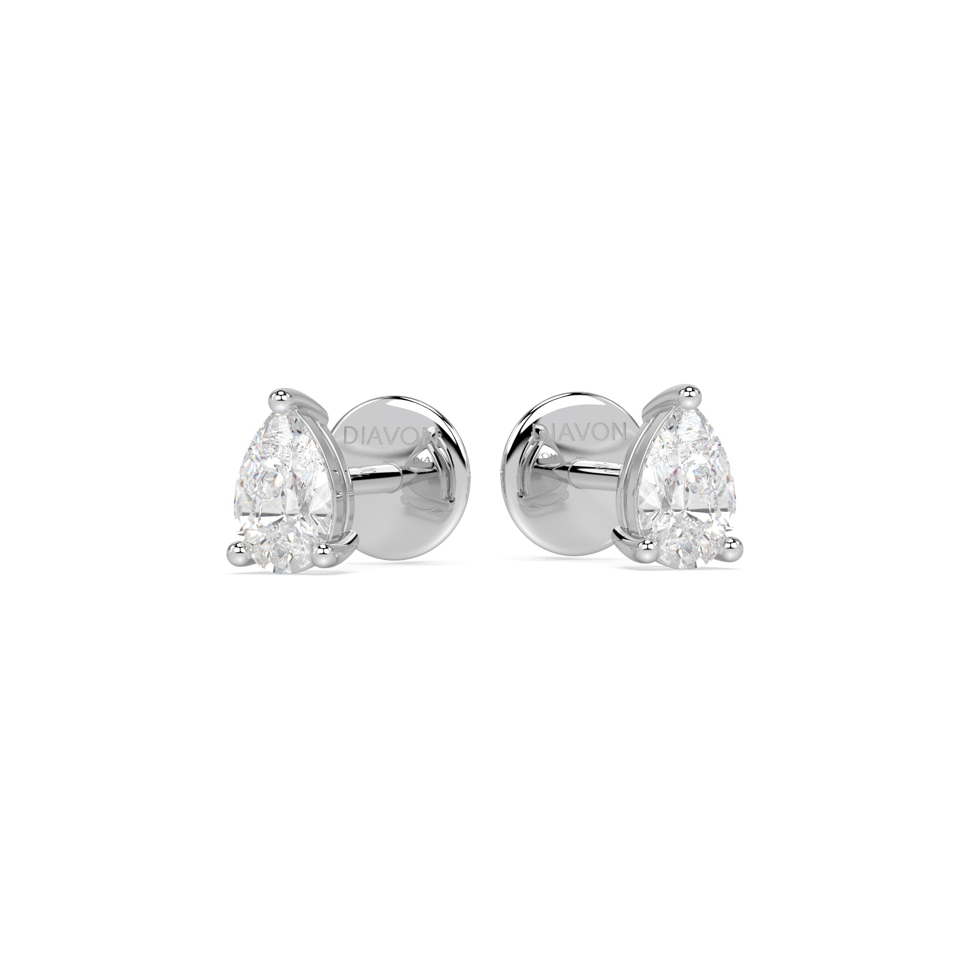 ESSENTIAL SOLITAIRE earrings | Pear