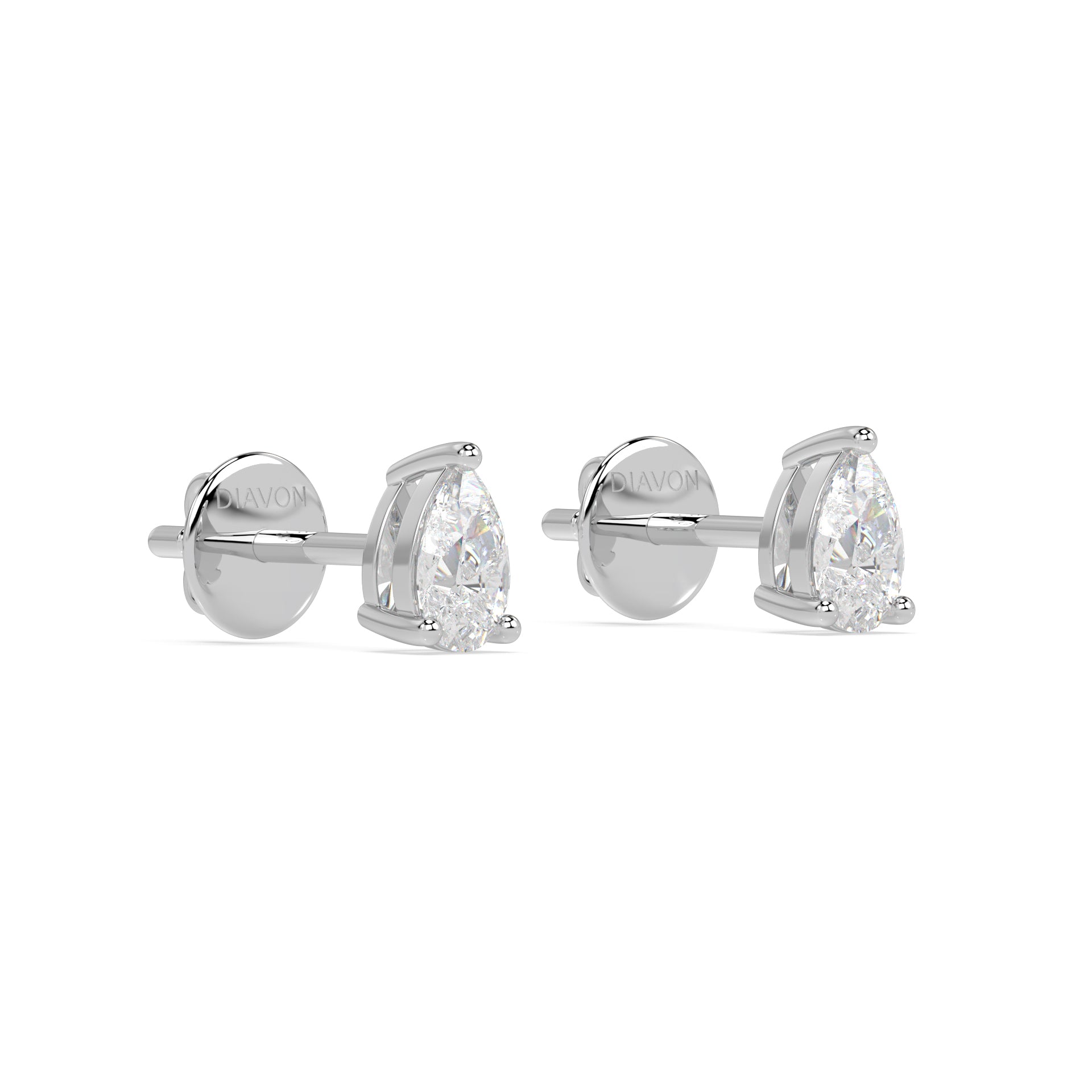 ESSENTIAL SOLITAIRE earrings | Pear