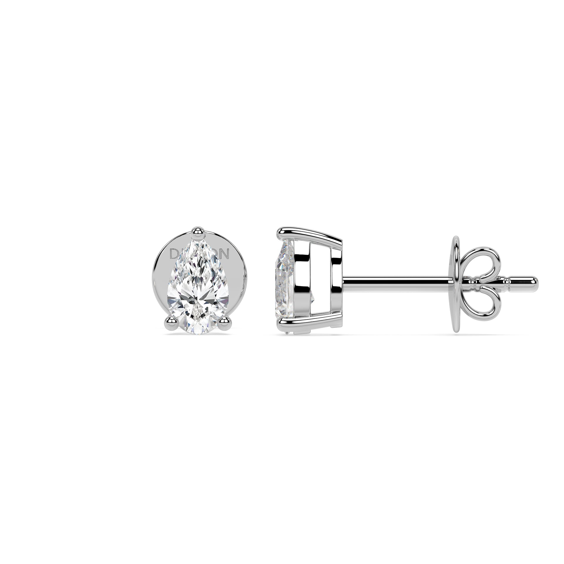 ESSENTIAL SOLITAIRE earrings | Pear