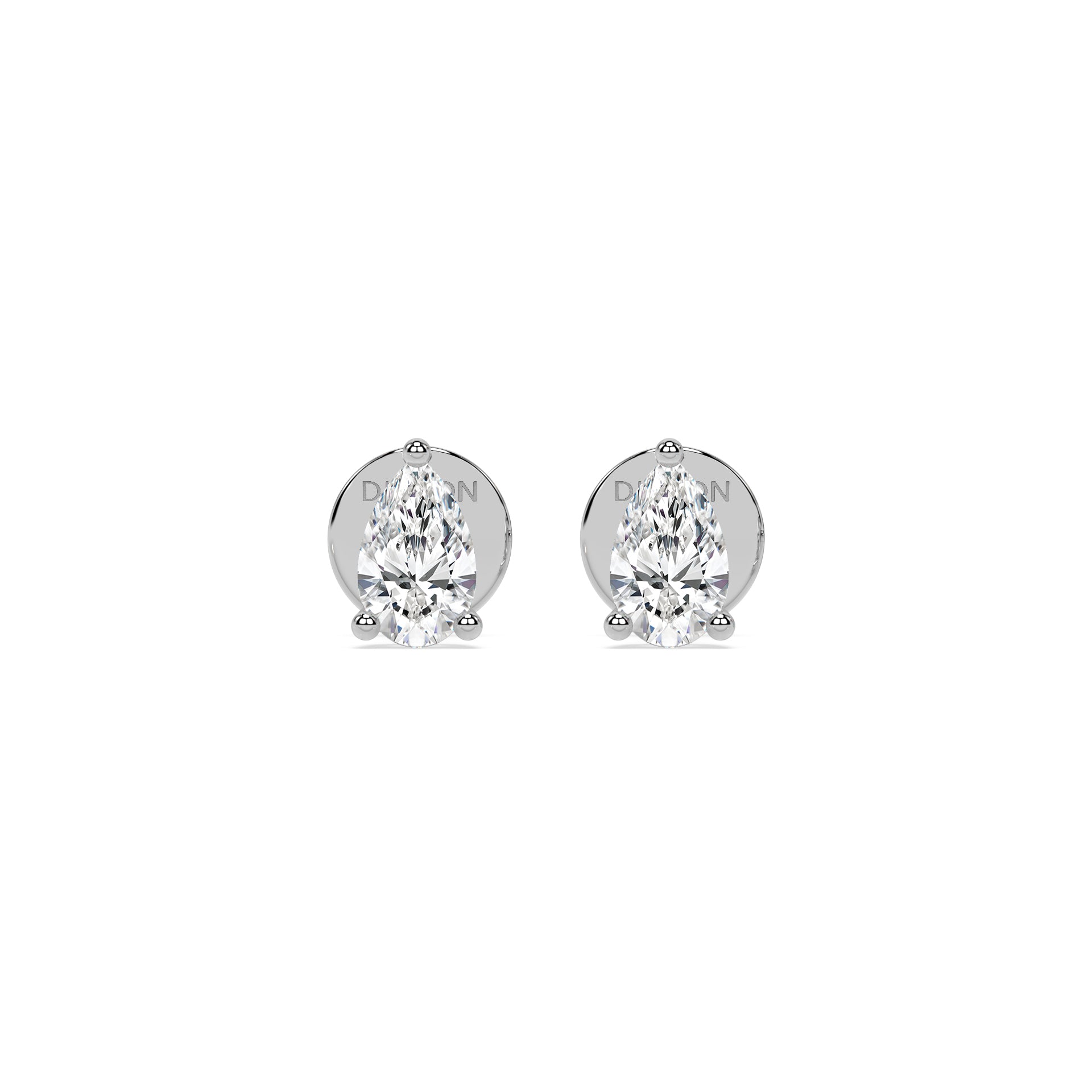 ESSENTIAL SOLITAIRE earrings | Pear