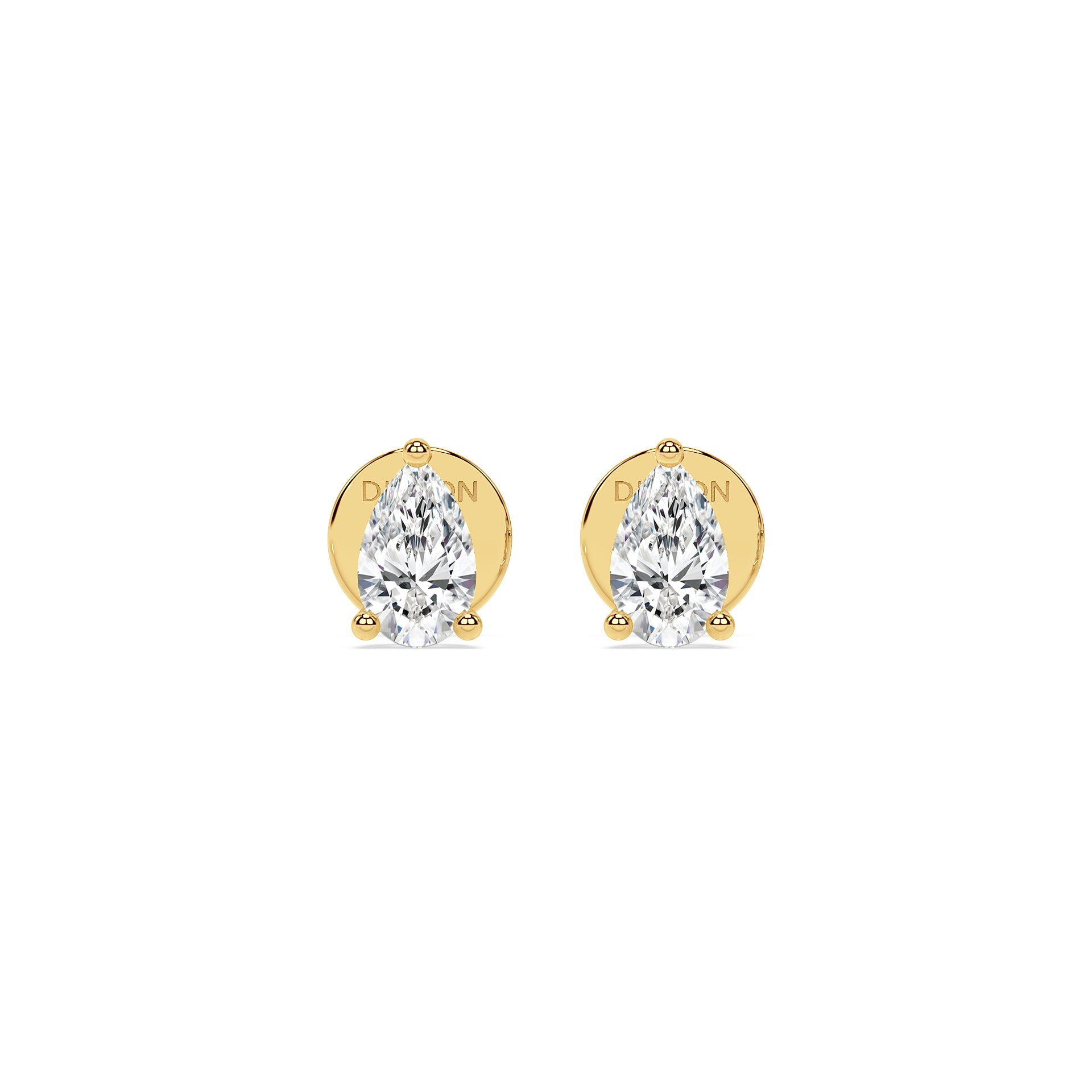 ESSENTIAL SOLITAIRE earrings | Pear