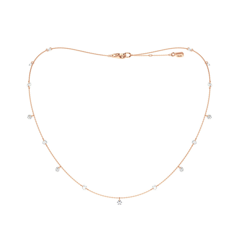 FLOATING STONES NECKLACE