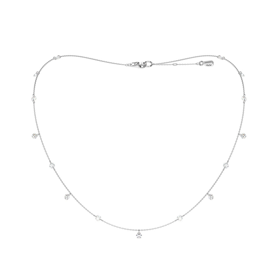 FLOATING STONES NECKLACE