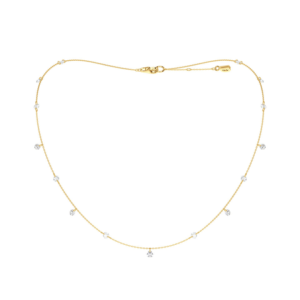 FLOATING STONES NECKLACE