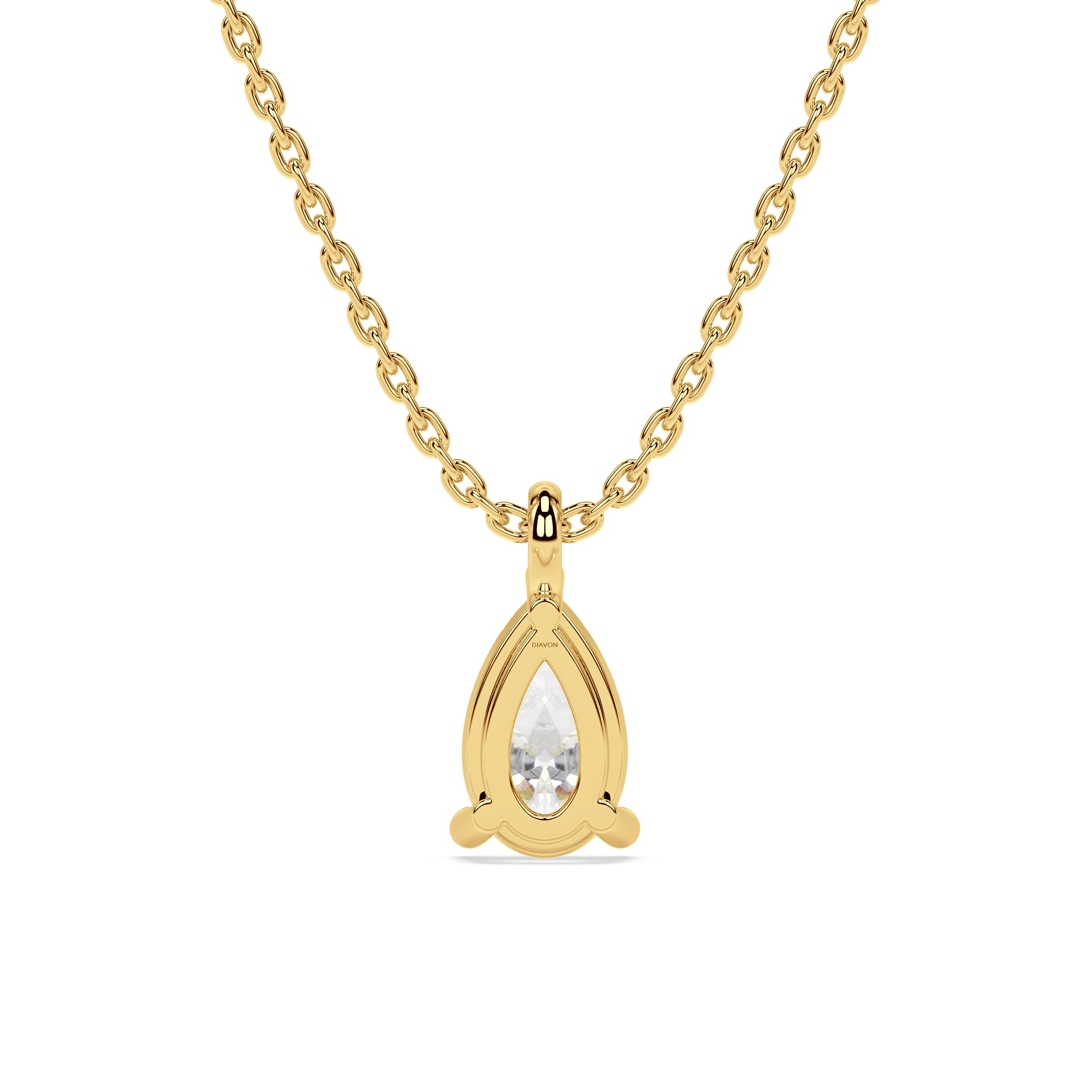 ESSENTIAL SOLITAIRE NECKLACE I PEAR