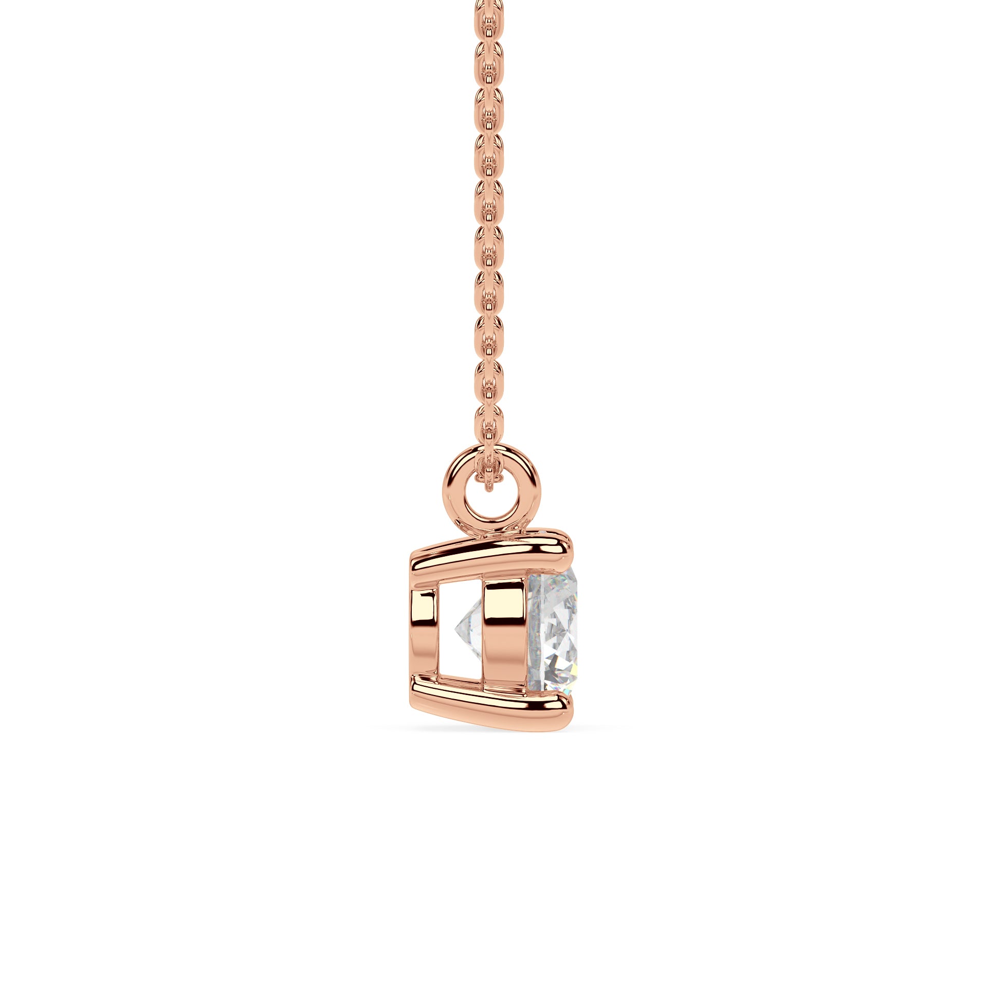 ESSENTIAL SOLITAIRE NECKLACE I ROUND