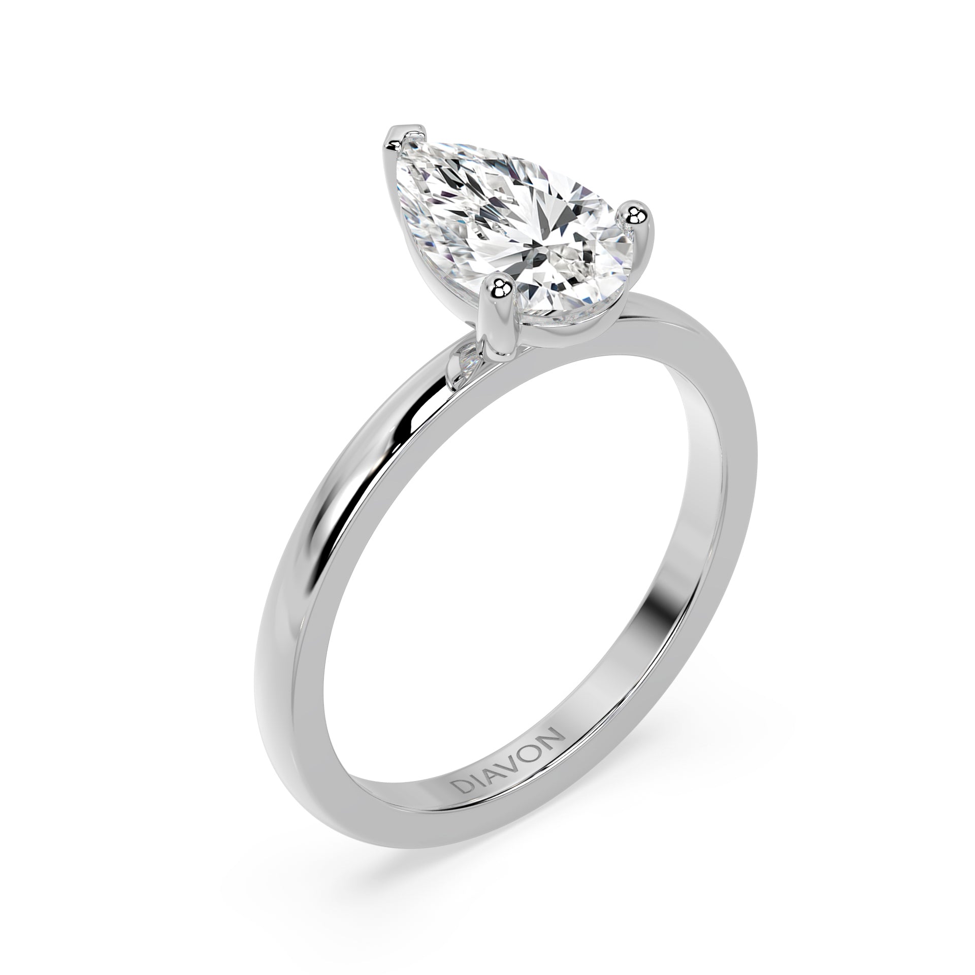 SIGNATURE SOLITAIRE RING I PEAR