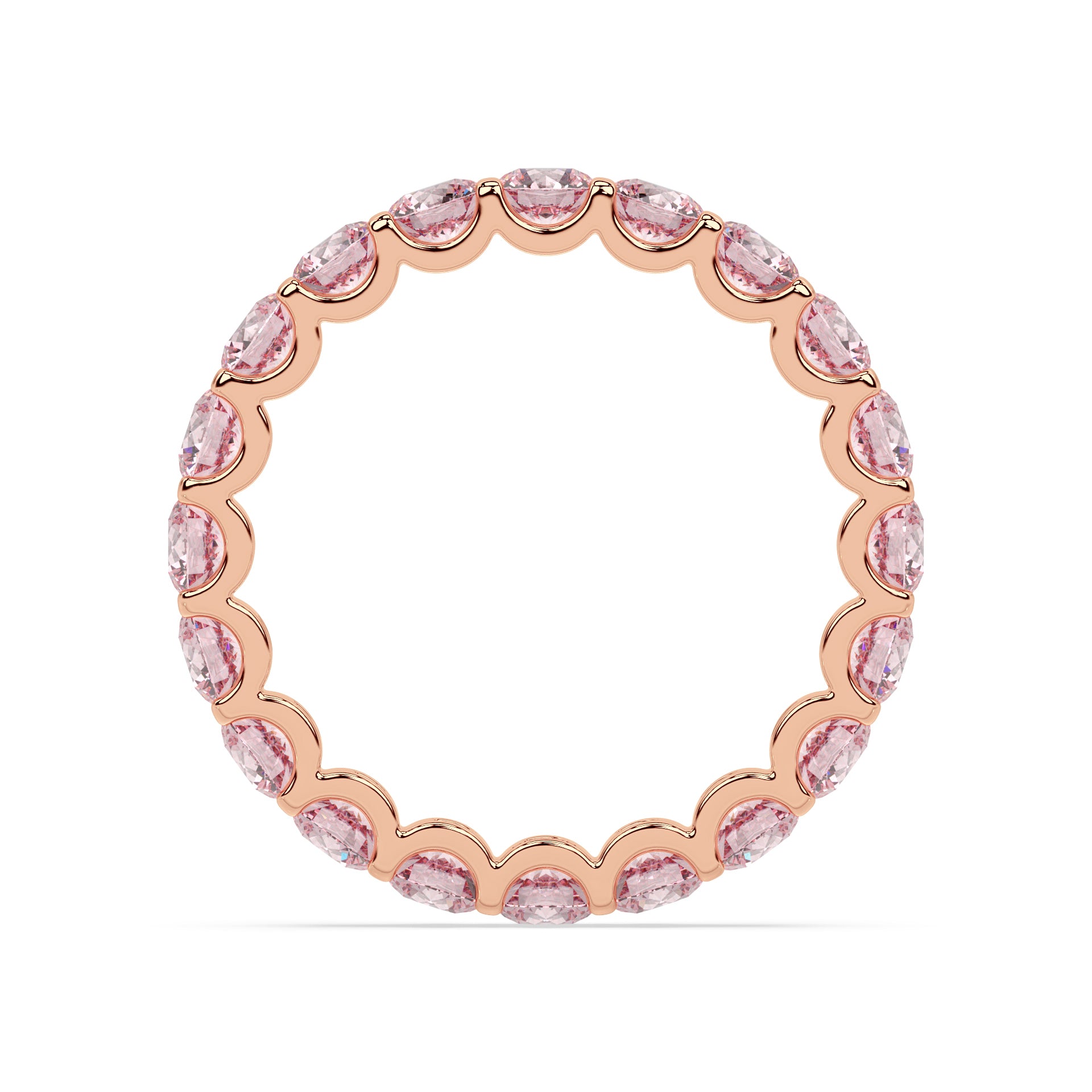 PINK MODERN MEMORY RING I ROUND