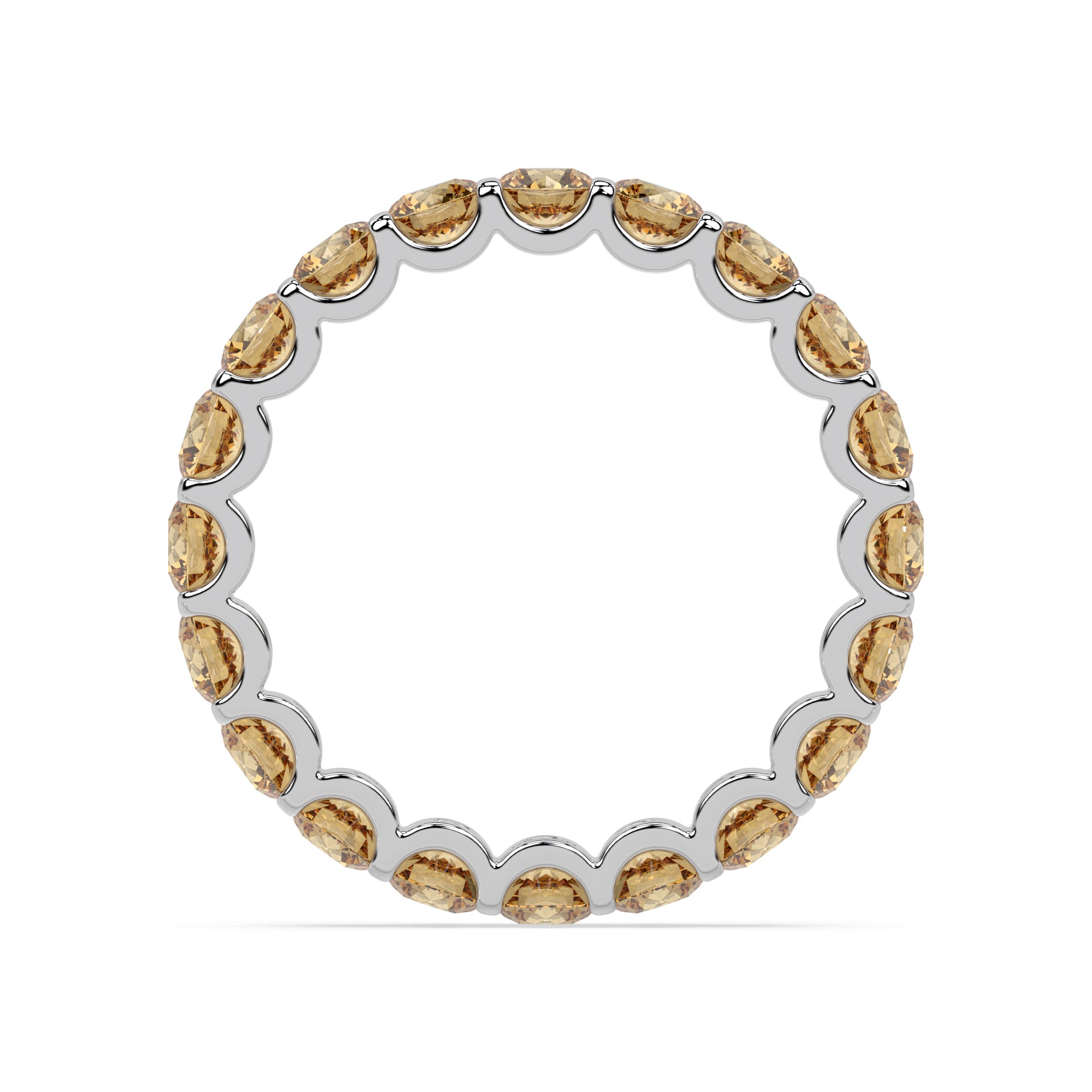 CHAMPAGNE MODERN MEMORY RING I ROUND