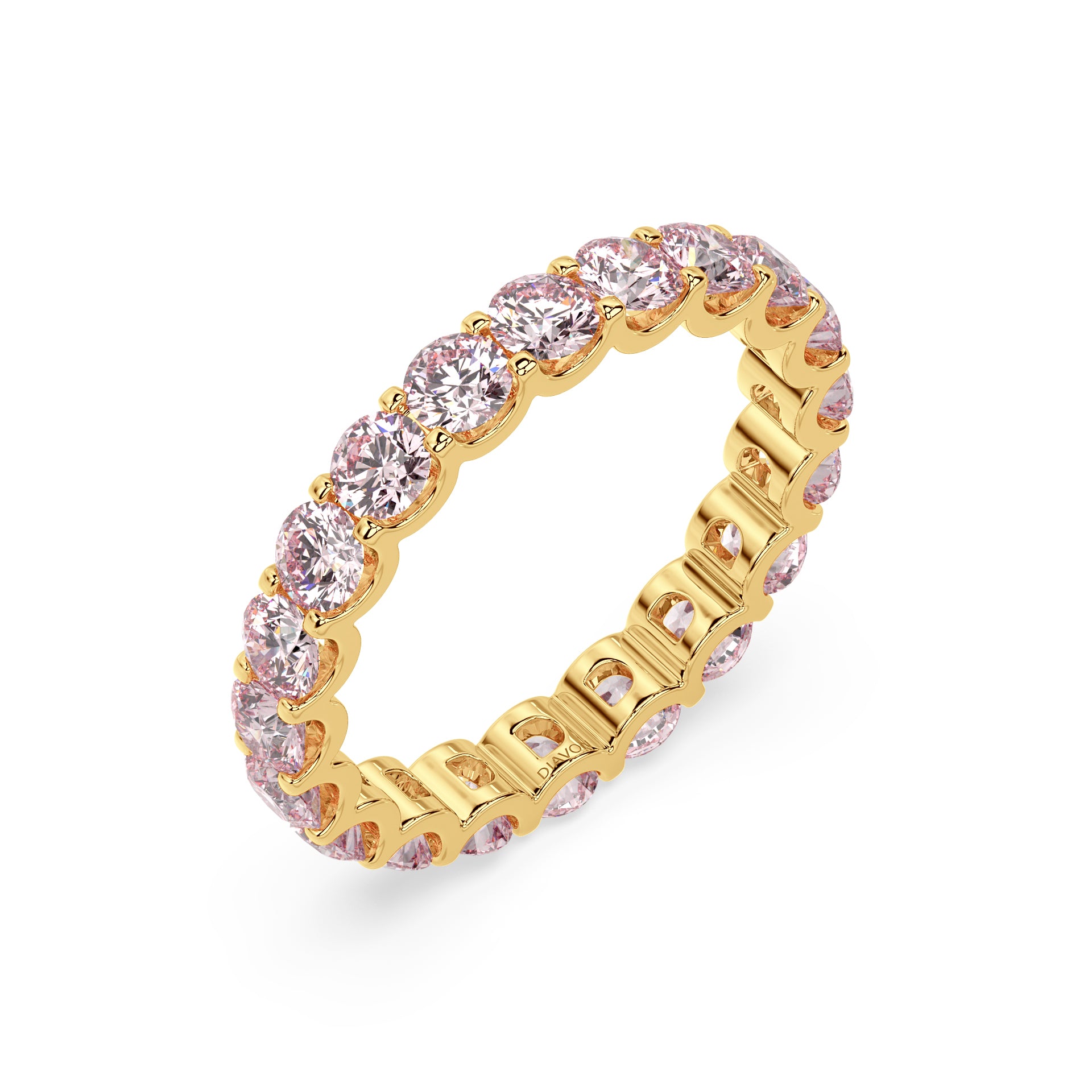 PINK MODERN MEMORY RING I ROUND