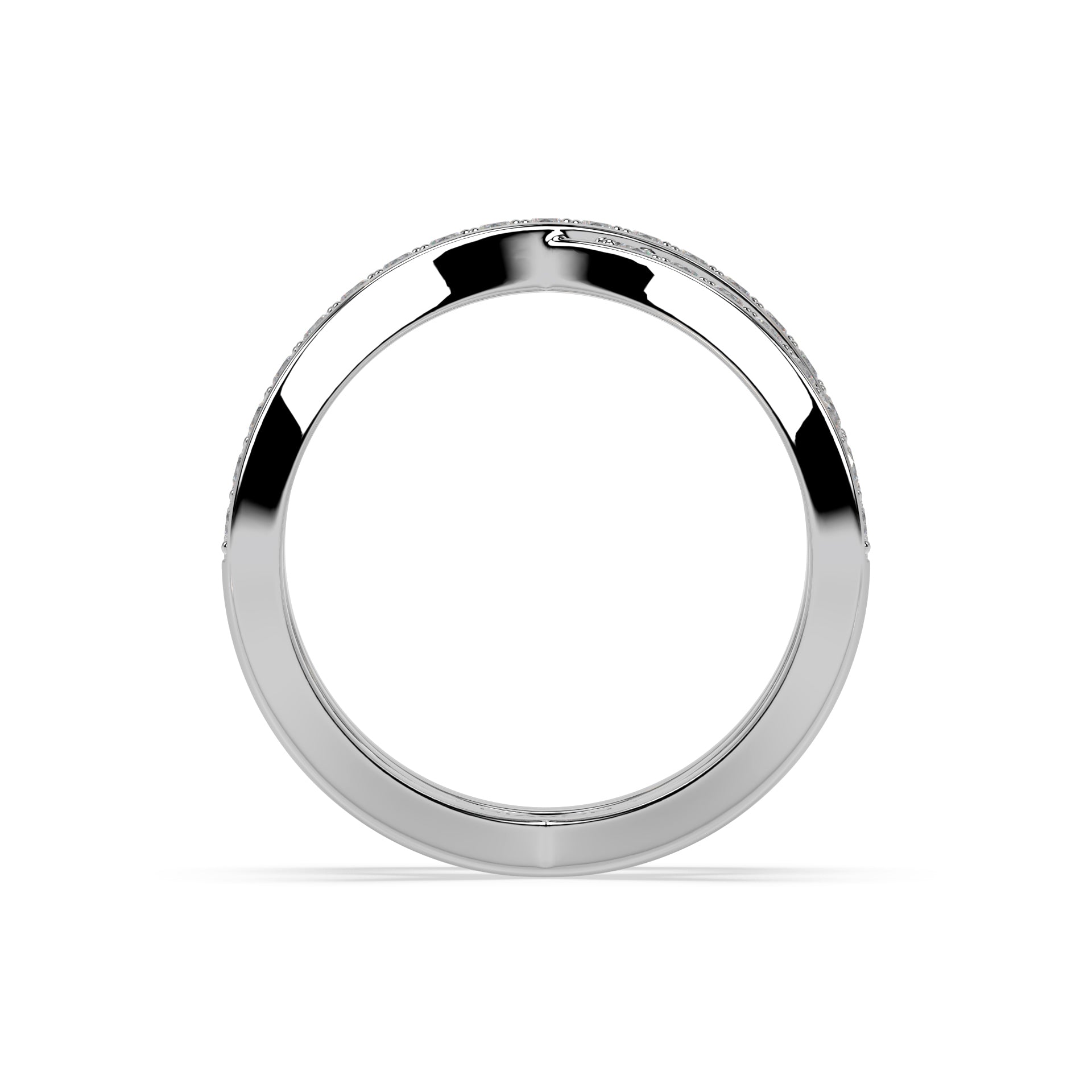 AVANT-GARD RING I PAVE