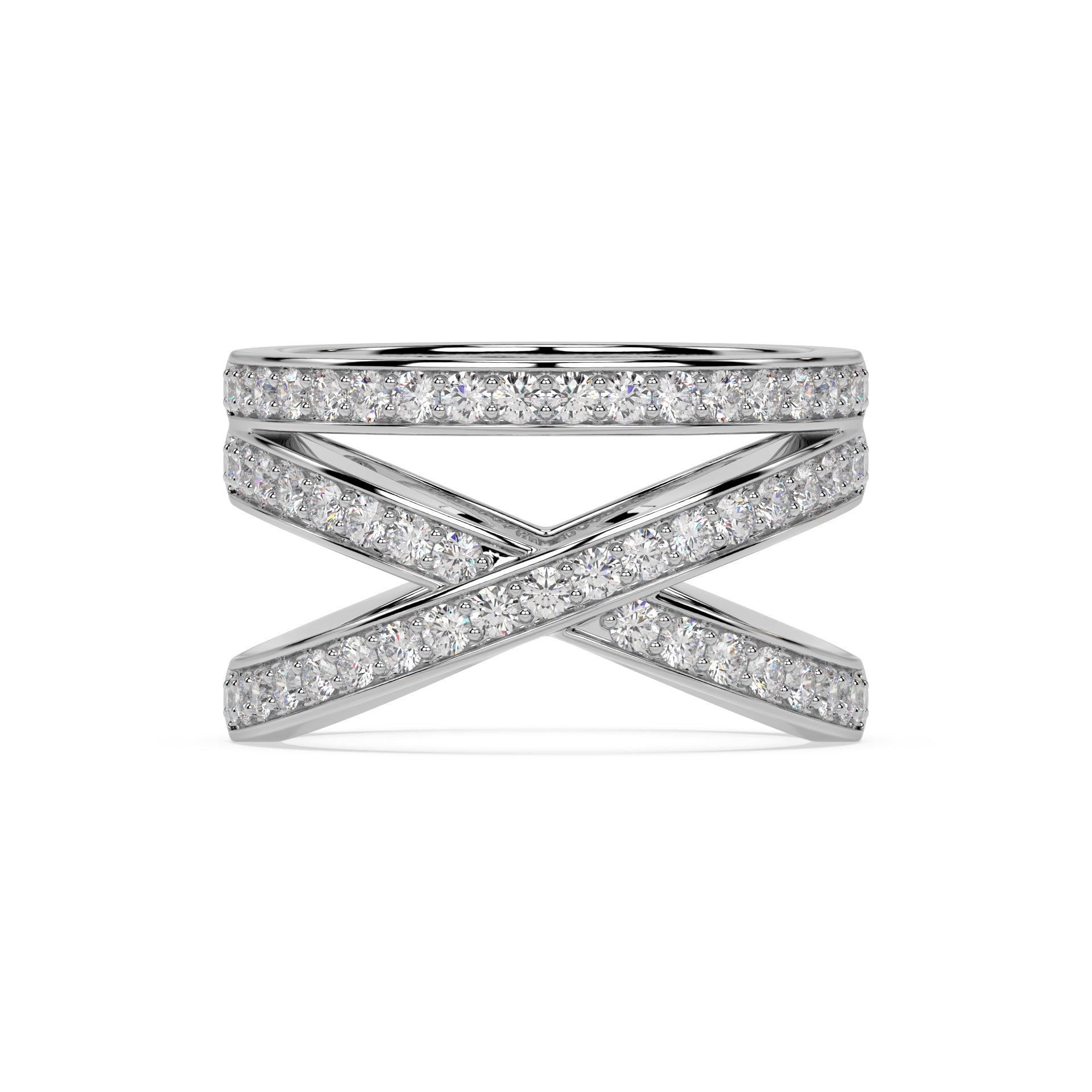 AVANT-GARD RING I PAVE