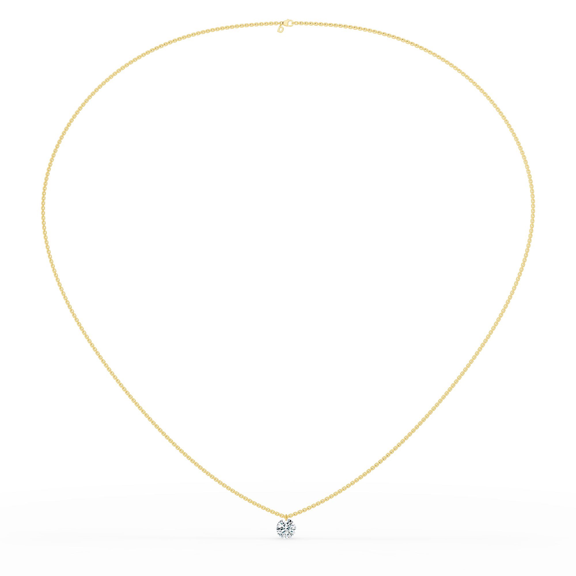 Floating Stones Necklace | Round