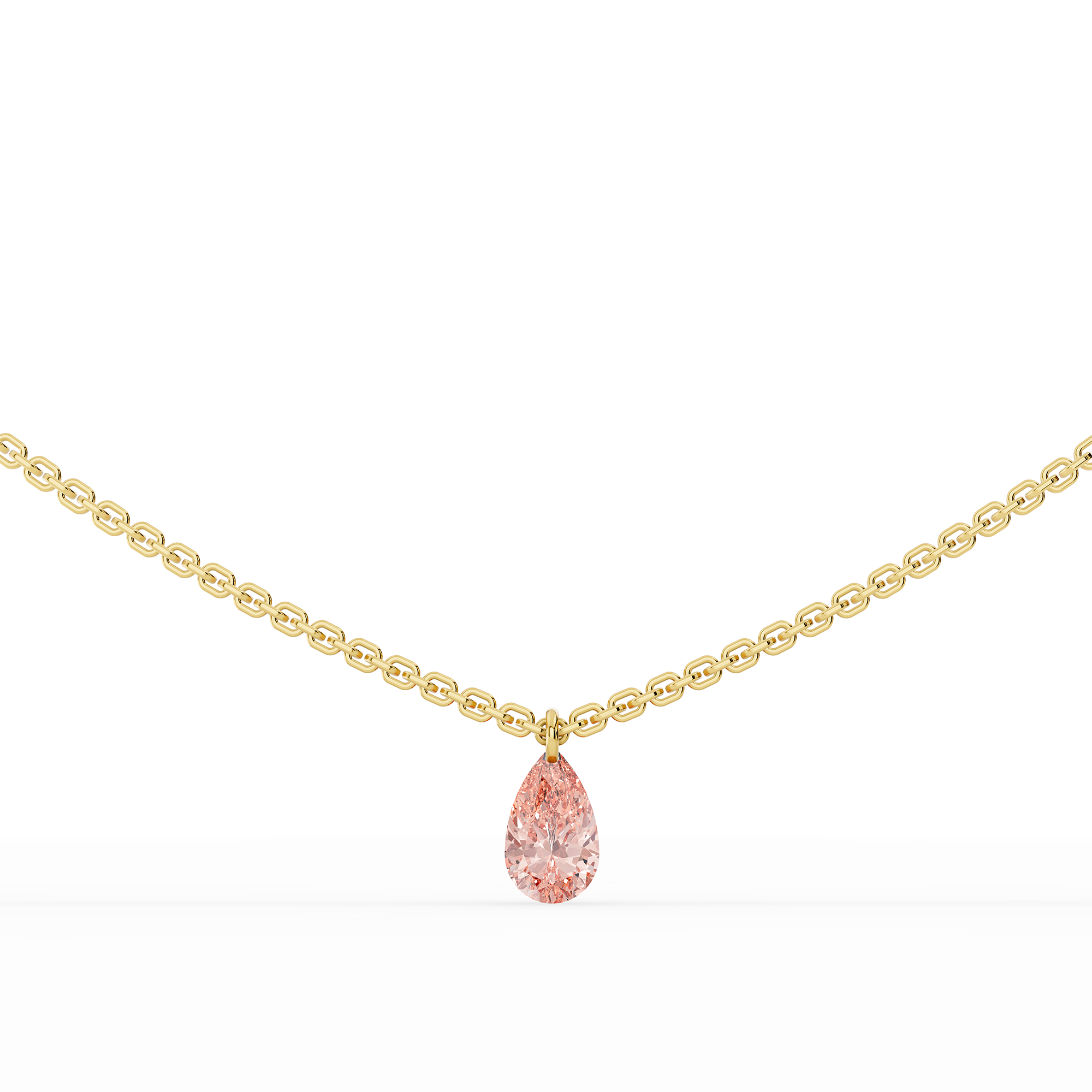 Floating Stones Necklace | Pear