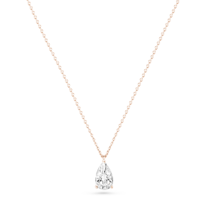 ESSENTIAL SOLITAIRE Necklace | Pear