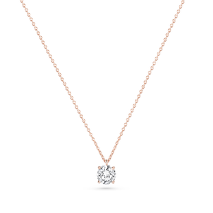 ESSENTIAL SOLITAIRE Necklace | Round Brilliant