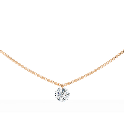 Floating Stones Necklace | Round