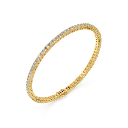 SIGNATURE tennis bracelet | Round Brilliant