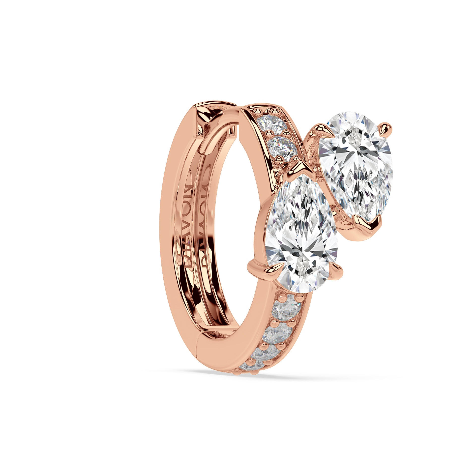 Floating Hoop Earrings