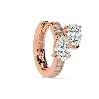 Floating Hoop Earrings