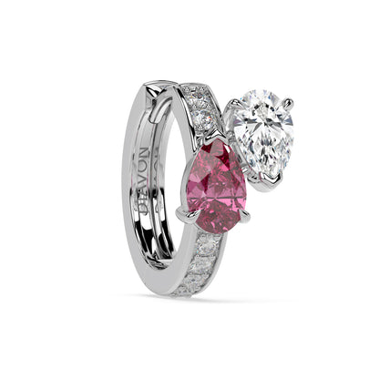 Floating Hoop Earrings