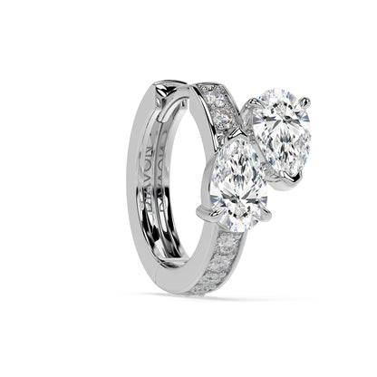 Floating Hoop Earrings