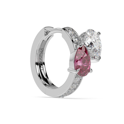 Floating Hoop Earrings