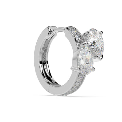 Floating Hoop Earrings