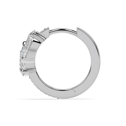 Floating Hoop Earrings