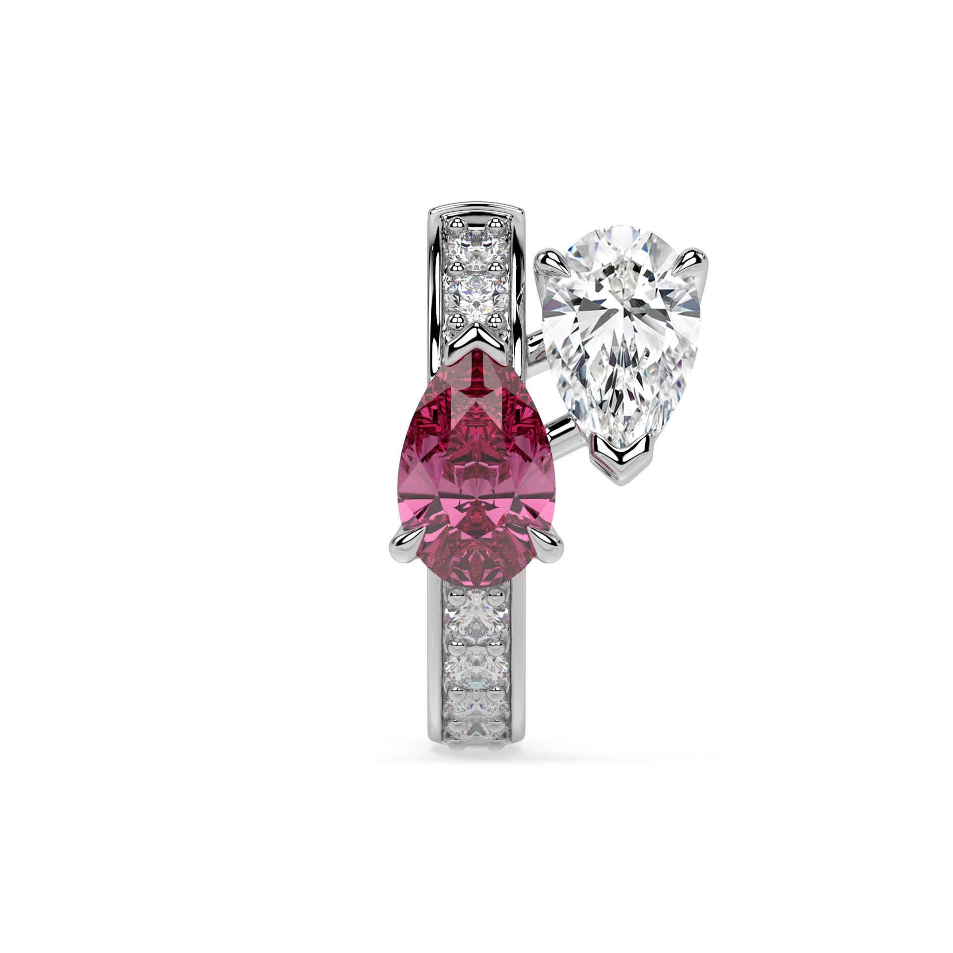 Floating Hoop Earrings