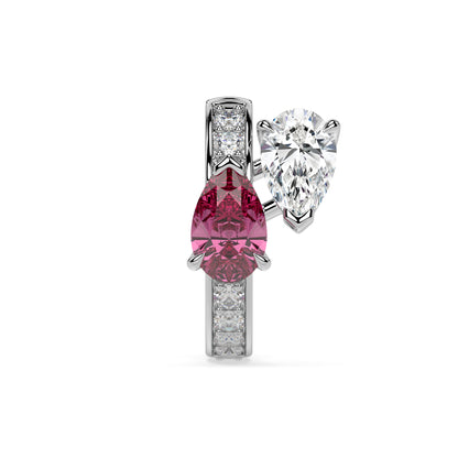 Floating Hoop Earrings