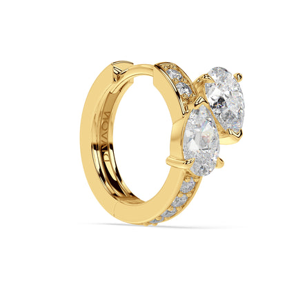 Floating Hoop Earrings