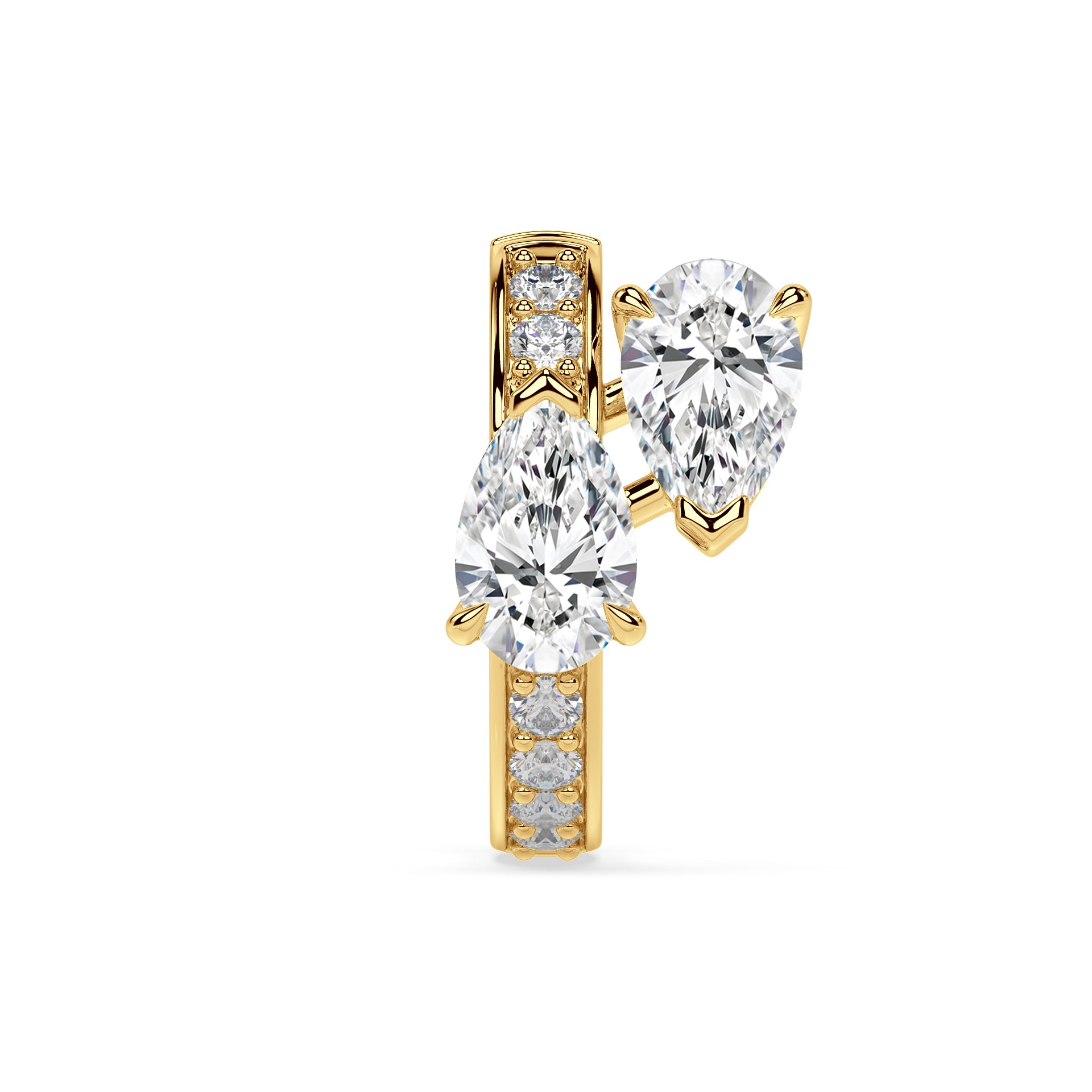 Floating Hoop Earrings