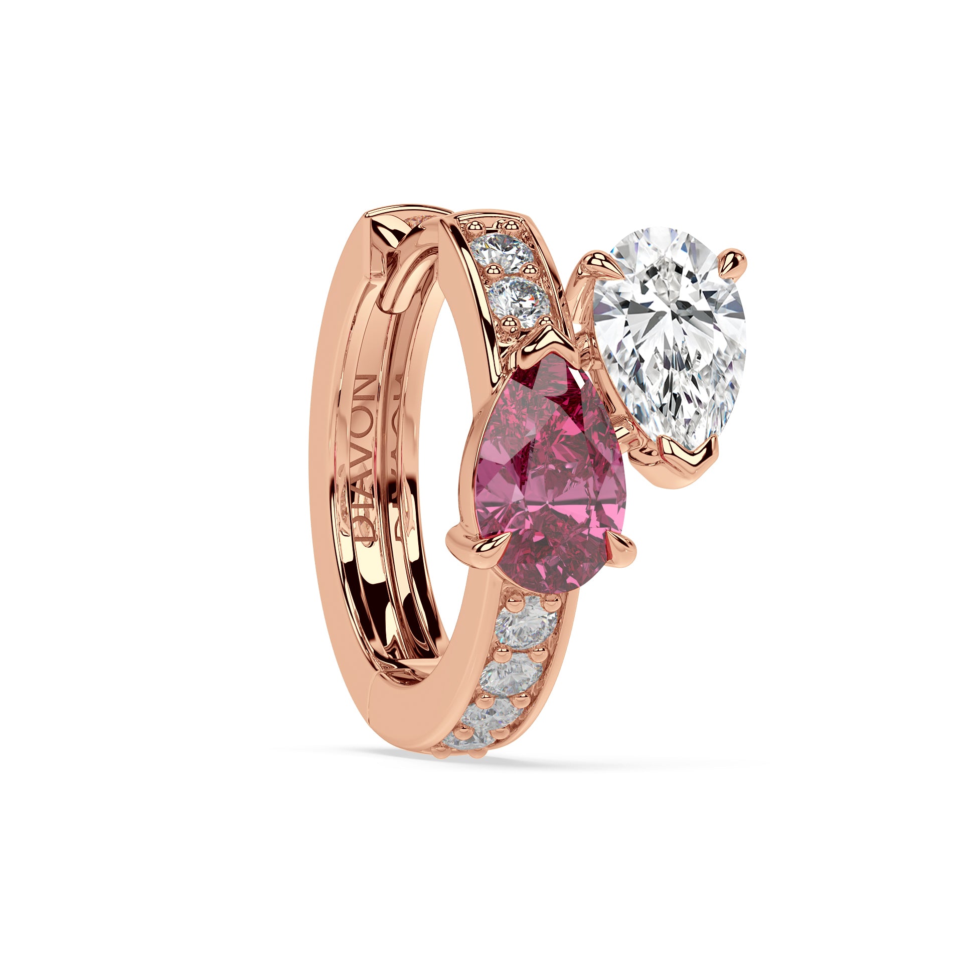 Floating Hoop Earrings