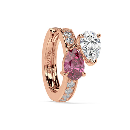 Floating Hoop Earrings