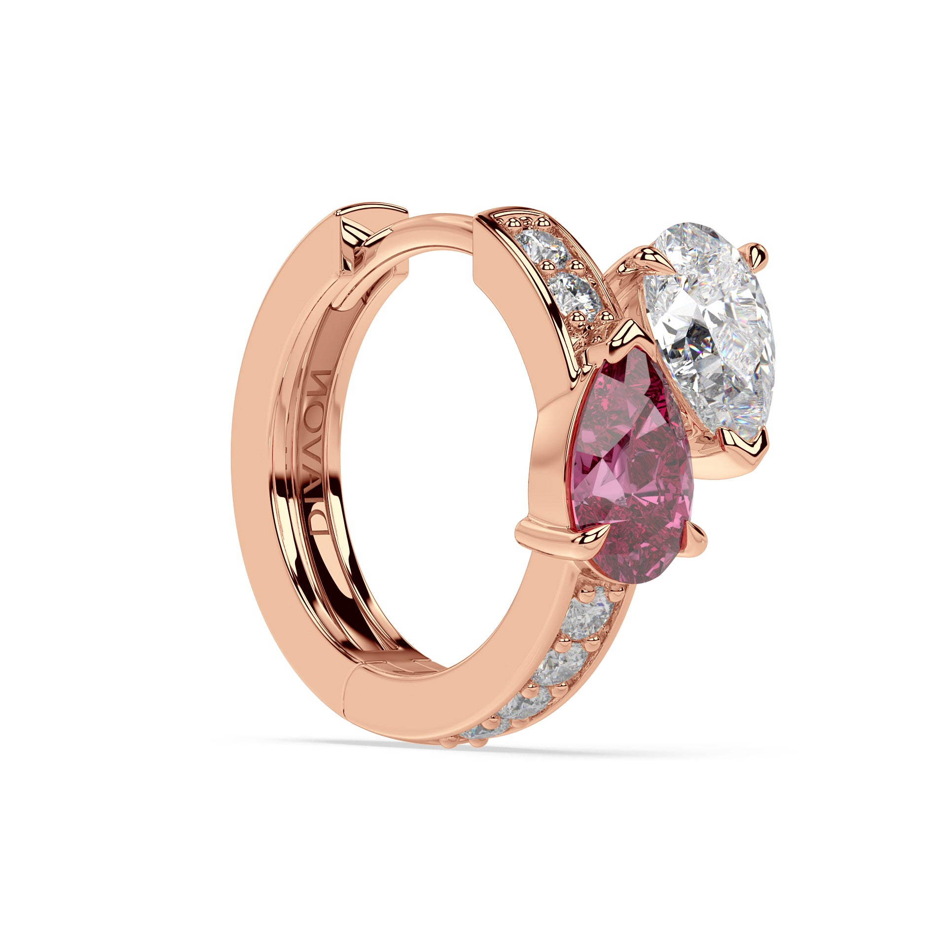 Floating Hoop Earrings