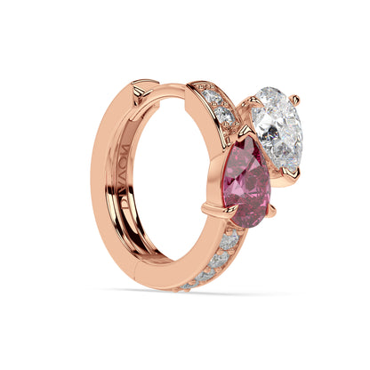 Floating Hoop Earrings