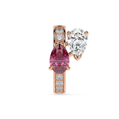 Floating Hoop Earrings