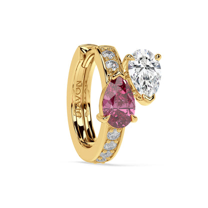 Floating Hoop Earrings